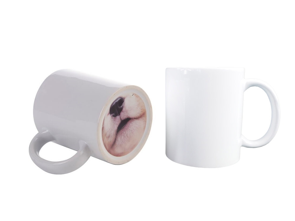 Sublimation mug with pattern on the bottom - dog 2