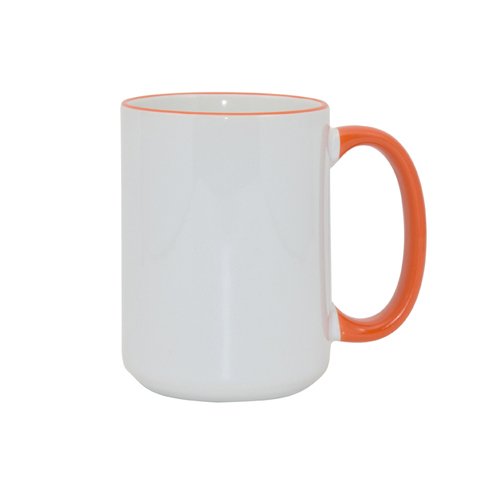 Big color handle sublimation mug