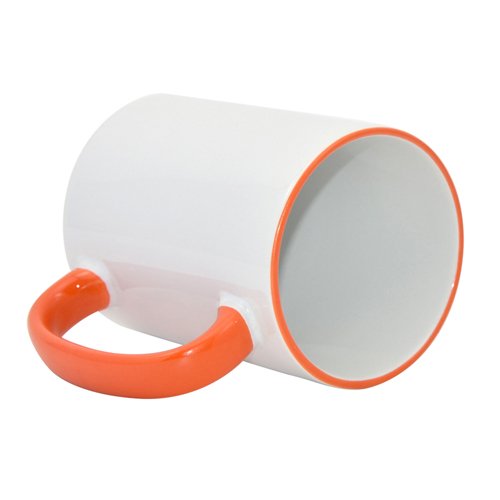 Big color handle sublimation mug