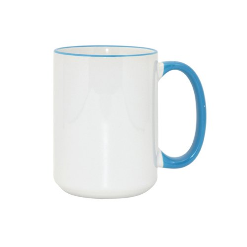 Big color handle sublimation mug