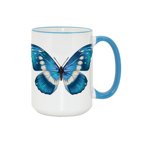 Big color handle sublimation mug