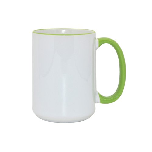 Big color handle sublimation mug