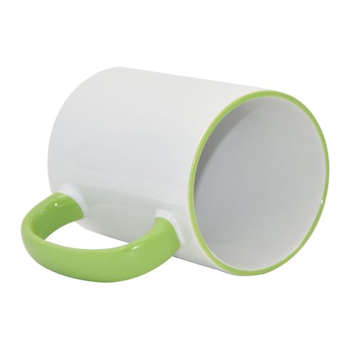 Big color handle sublimation mug