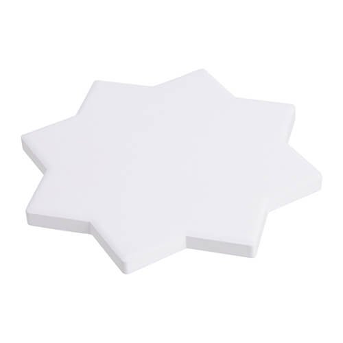 Ceramic pad for mug for sublimation printout - star