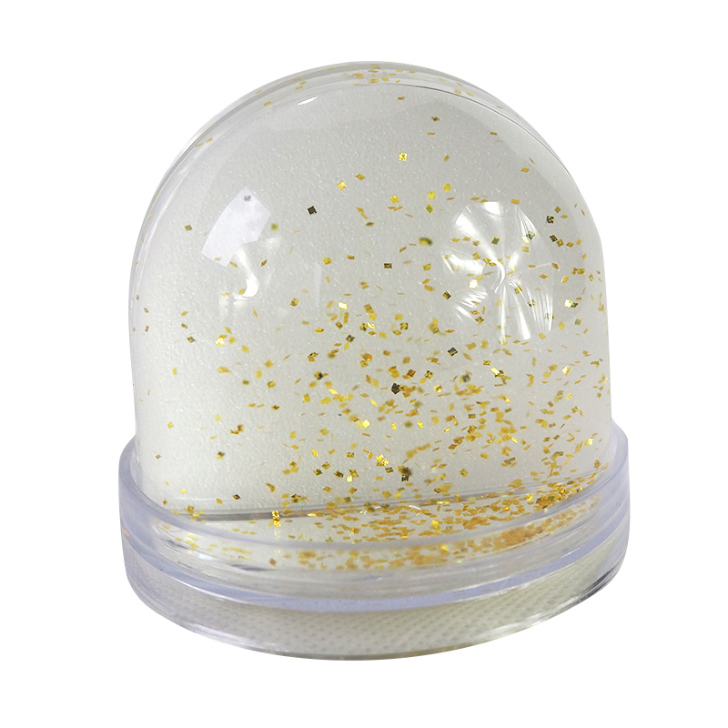 Photoglobe - glitter gold