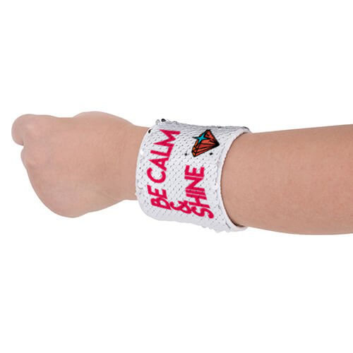 Sequin wristband for sublimation