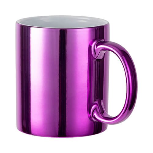 Glossy metallic sublimation mug