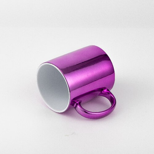 Glossy metallic sublimation mug