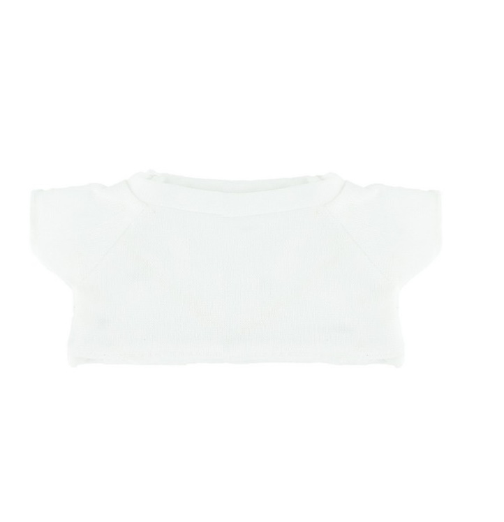 Teddy sheep with a white T-shirt for sublimation