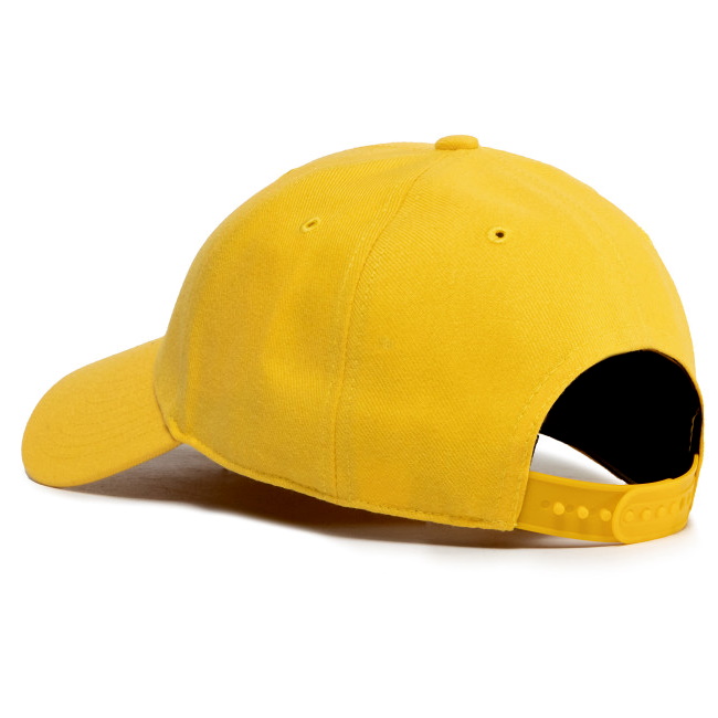 Peaked cap 5-panels plastic snap closure