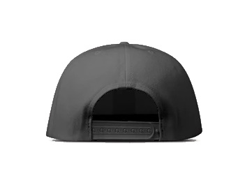 Peaked cap 5-panels plastic snap closure