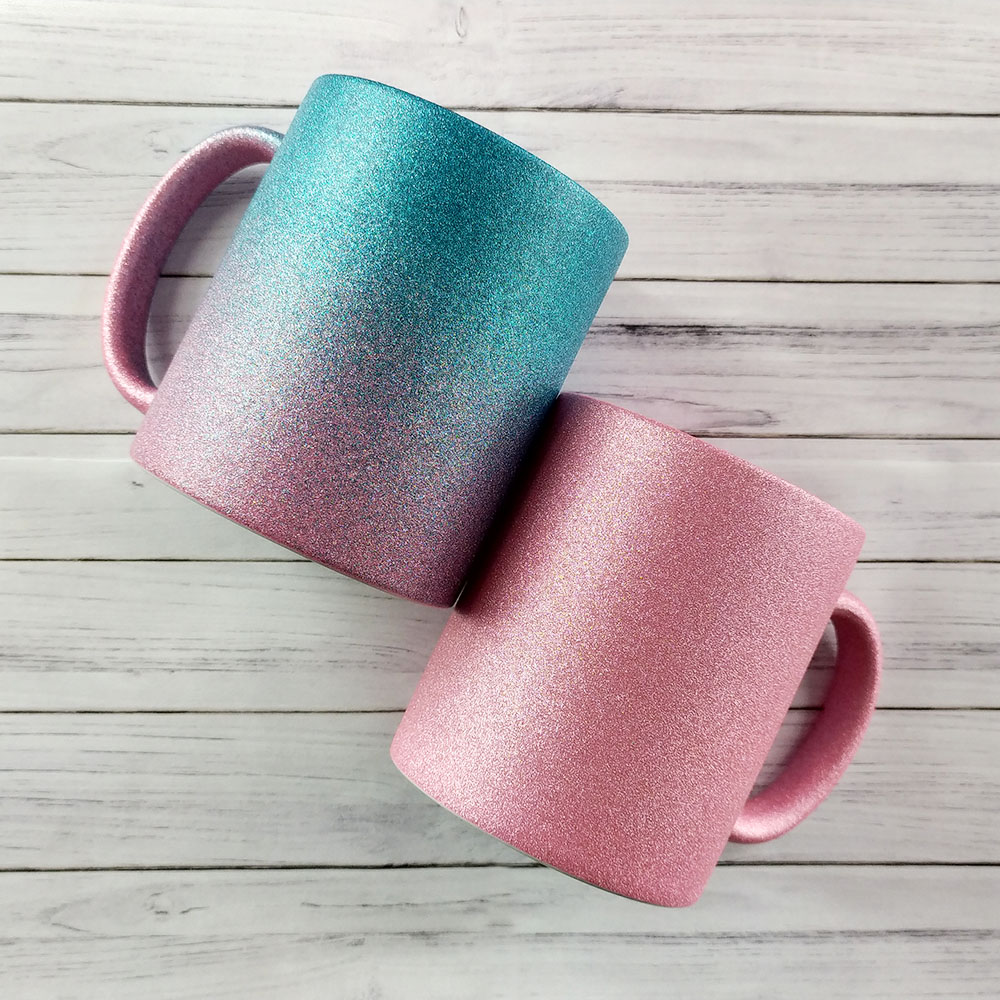 Glitter sublimation mug