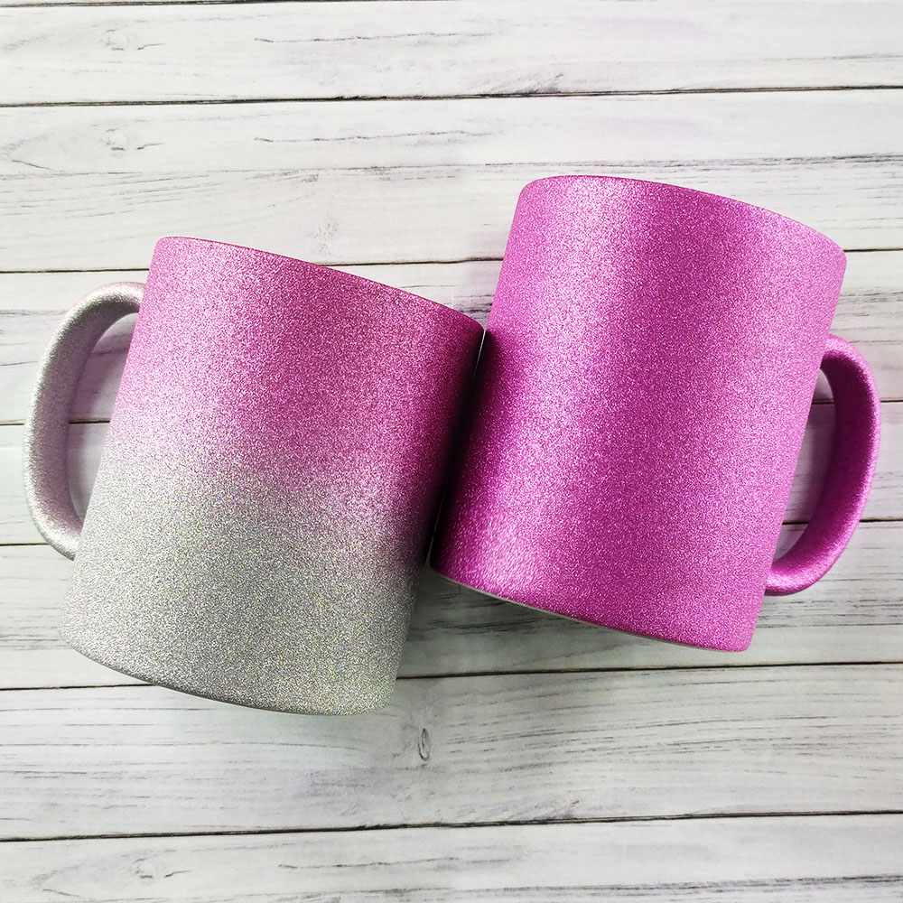 Glitter sublimation mug