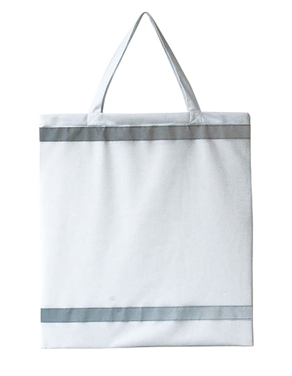Reflective shopping bag for sublimation - short handles - 10 pieces