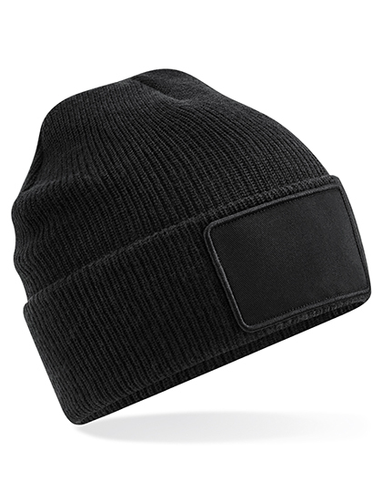 Removable Patch Thinsulate Beanie - winter cap