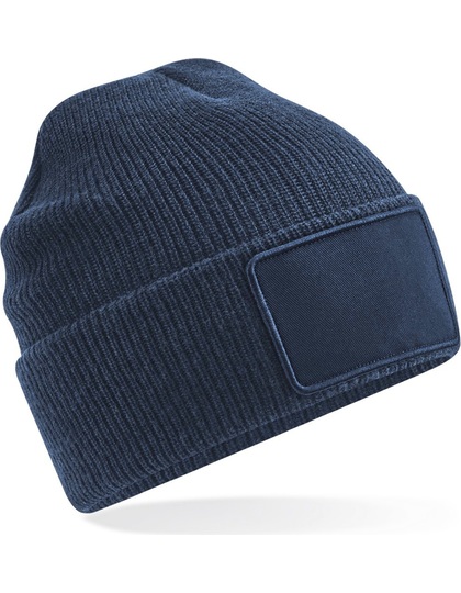 Removable Patch Thinsulate Beanie - winter cap