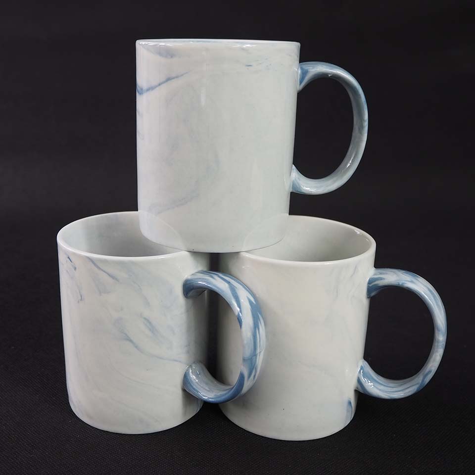 Marble sublimation mug - blue