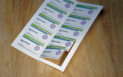 Double-sided A4 business card paper (270 g) for laser printers and copiers - 10 labels per sheet