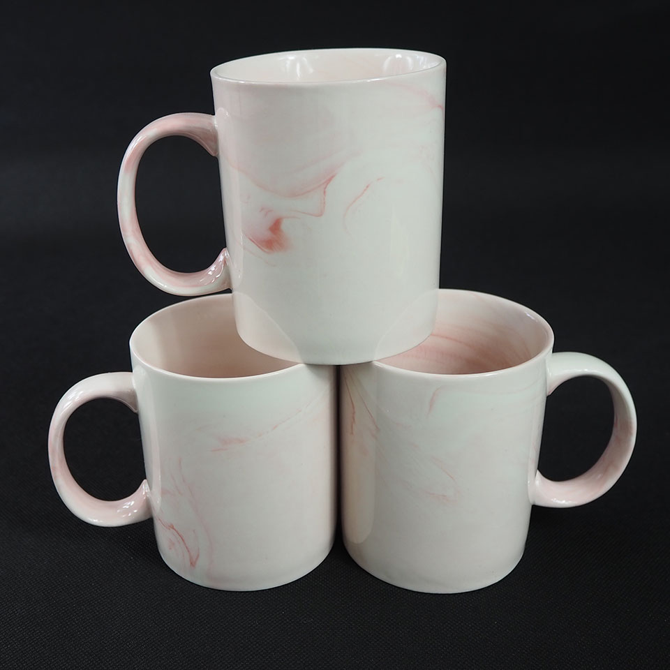 Marble sublimation mug - pink