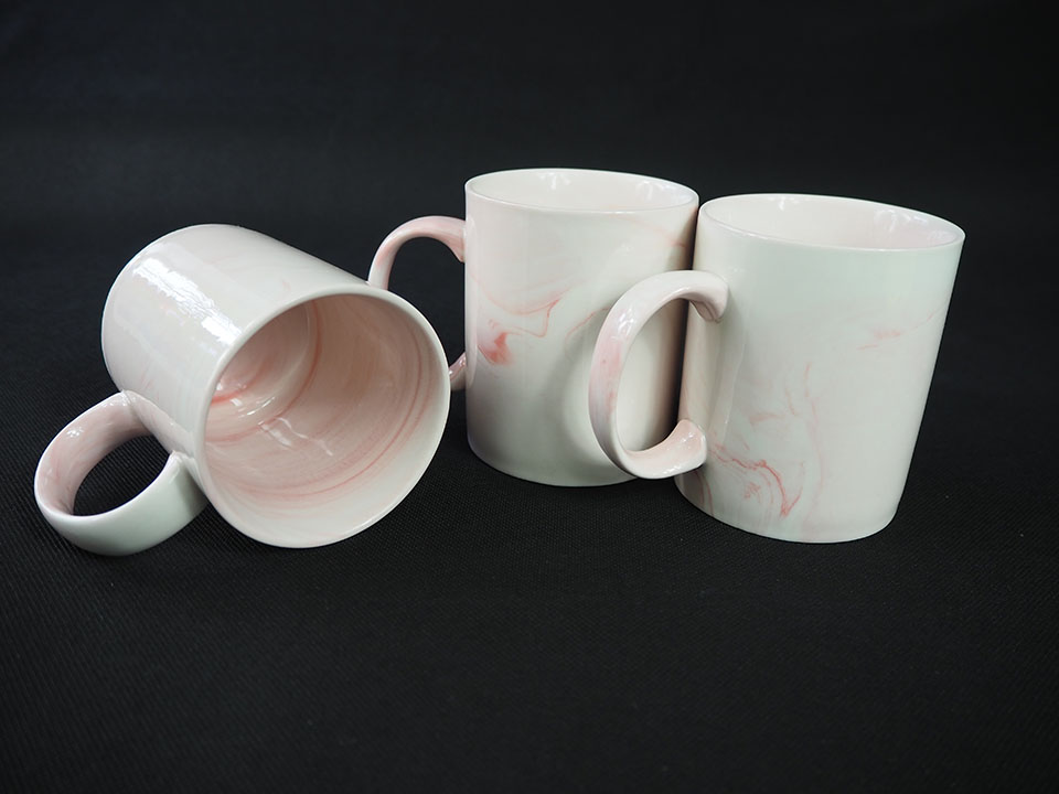 Marble sublimation mug - pink