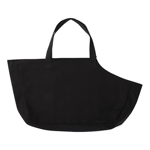 Dog shoulder bag for sublimation - black with patch for sublimation