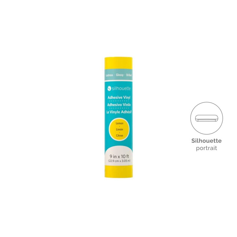 Silhouette adhesive vinyl - 23cm - yellow