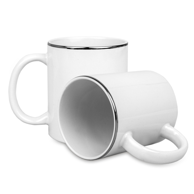Color edge sublimation mug