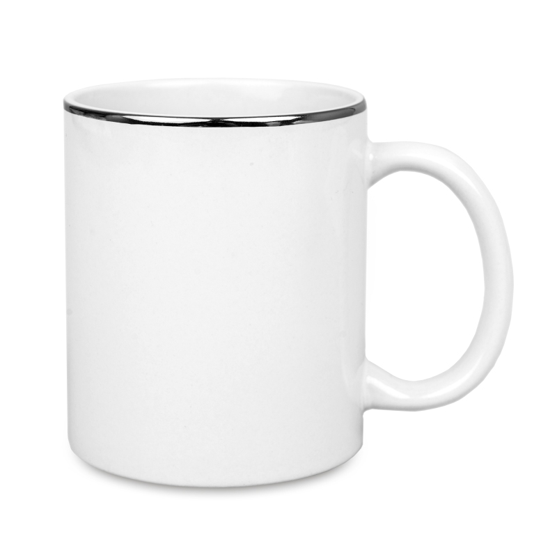 Color edge sublimation mug