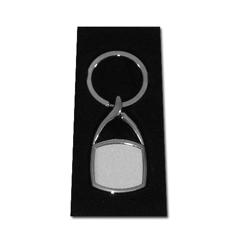 Metal keyring - a round square for sublimation