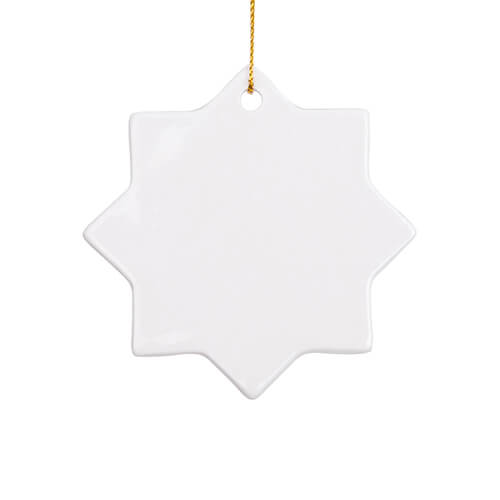Płytka ceramiczna - zawieszka do sublimacji - ośmiokąt