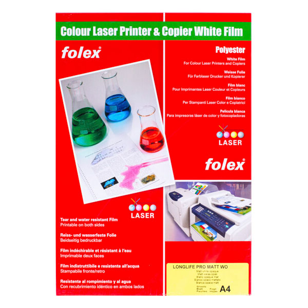 Folia poliestrowa do drukarek laserowych i kopiarek - LongLife P Matt WO