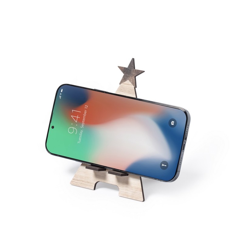 Wooden phone stand - Christmas tree