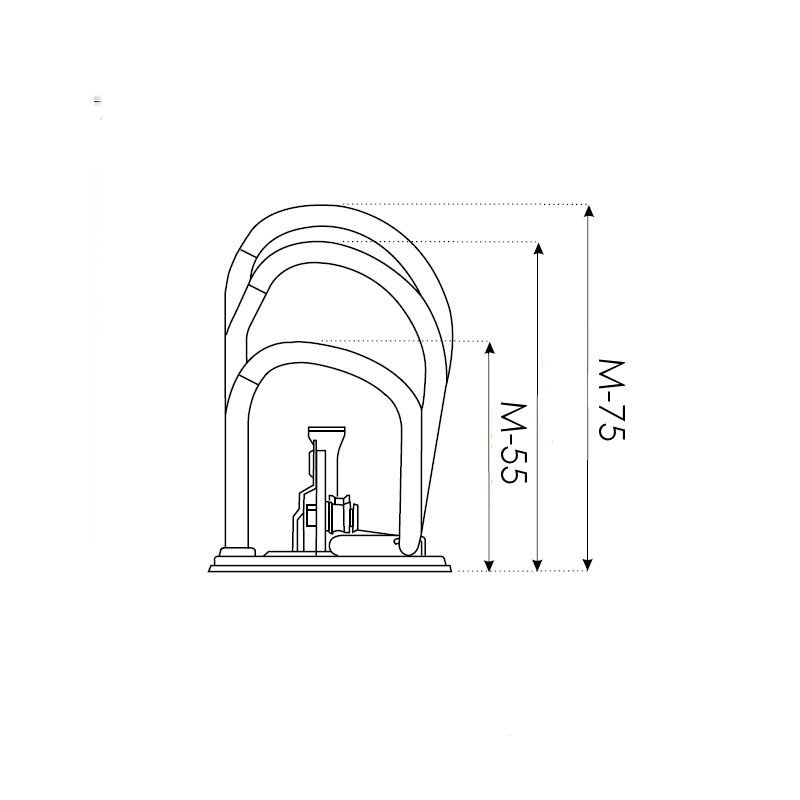 Lever-arch mechanisms used in ring binders