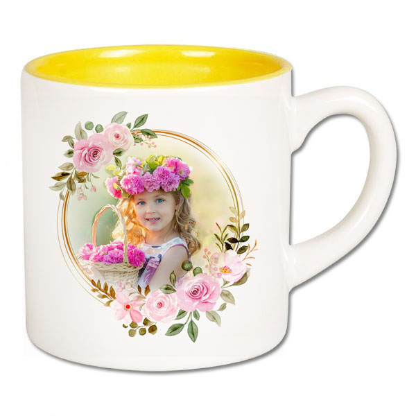 Mini mug - colour inside for sublimation