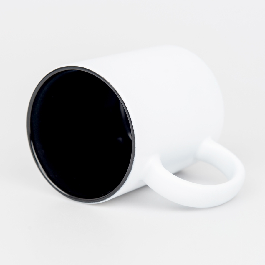 White laser engraving mug - color inside