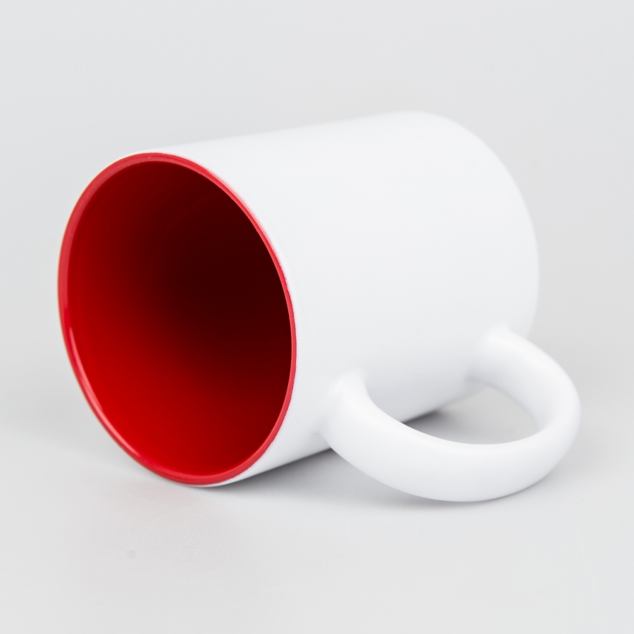 White laser engraving mug - color inside