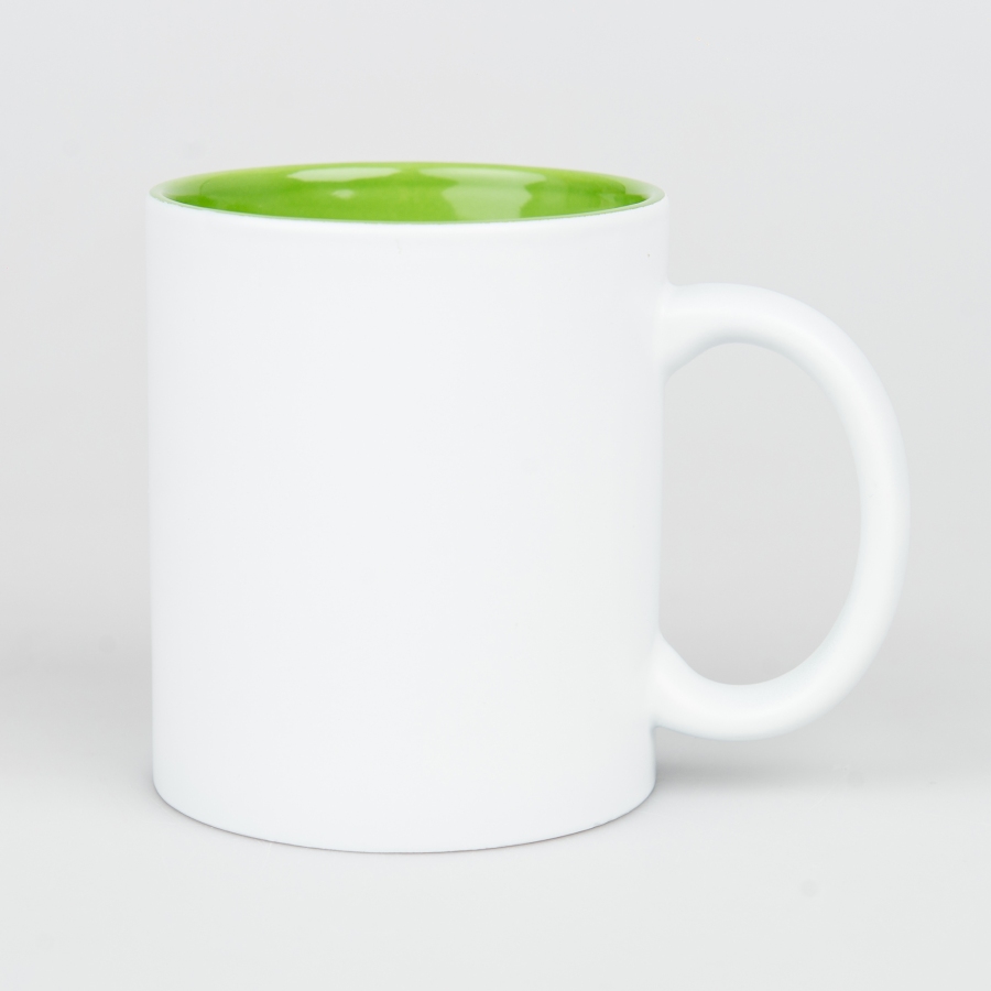 White laser engraving mug - color inside