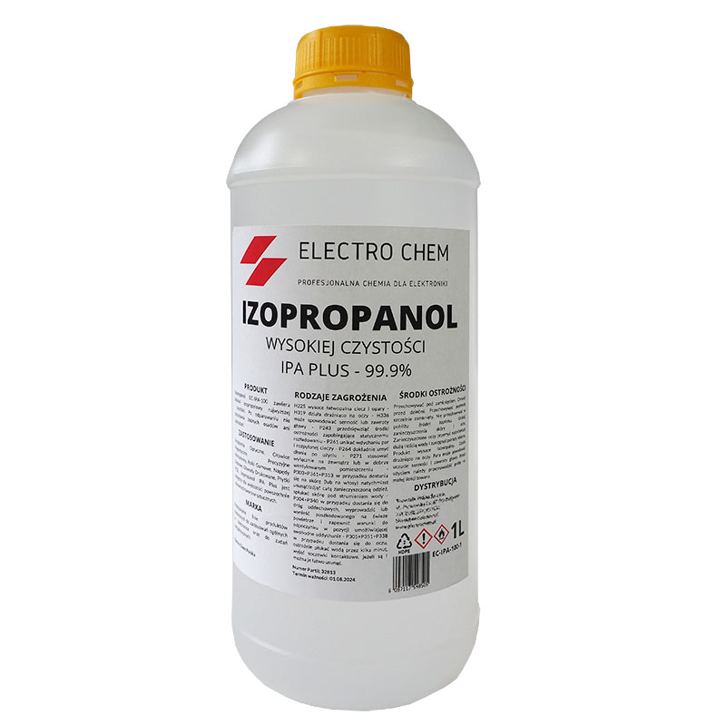 Alkohol izopropylowy (IPA) - środek czyszczący (izopropanol)