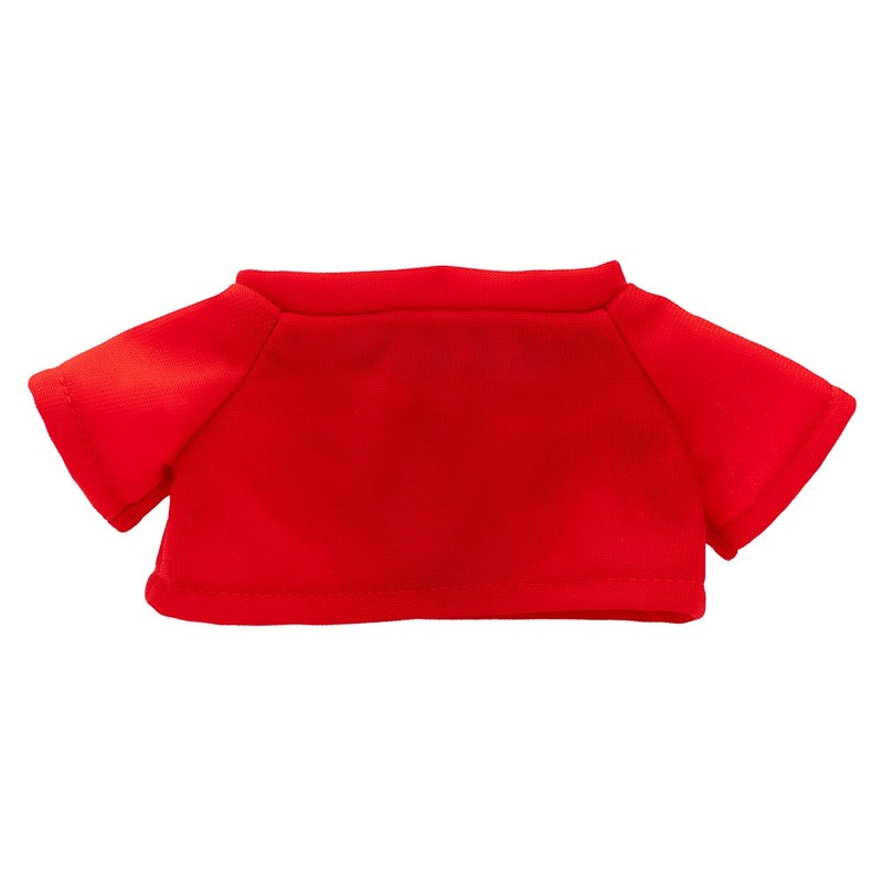 Brązowy pluszowy renifer z czerwoną koszulką do nadruku