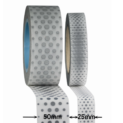 Segmented heat transfer reflective tape - dots