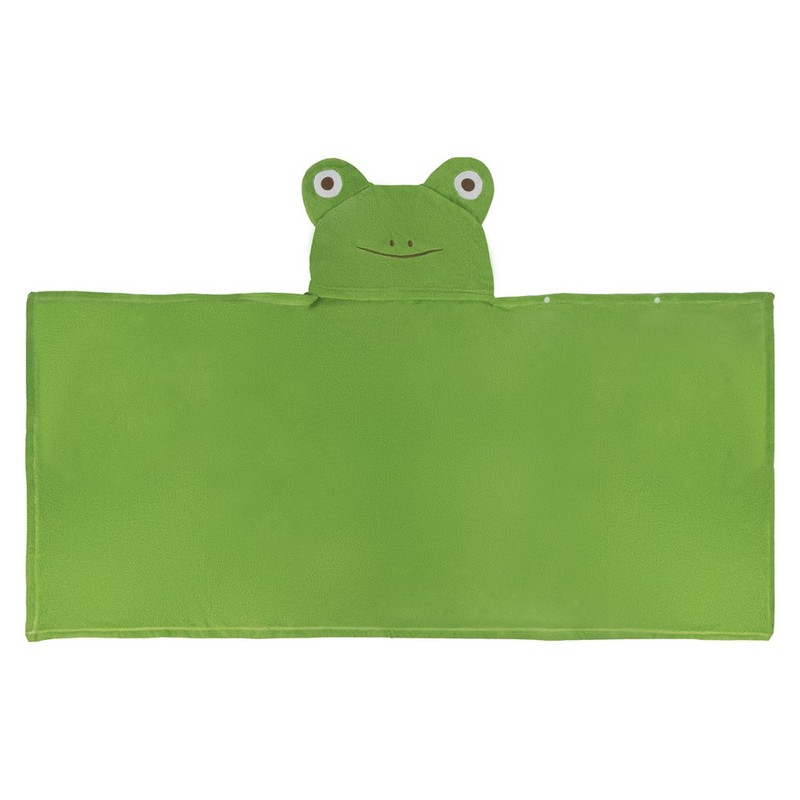 Ręcznik z kapturem dziecięcy - żaba