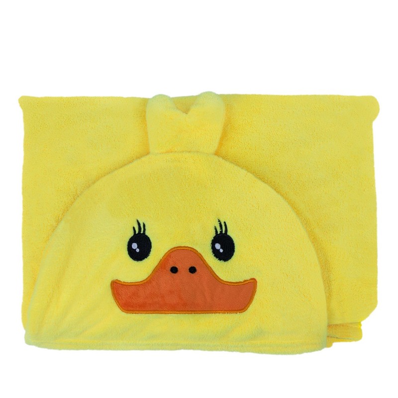 Childrens hooded towel - duck