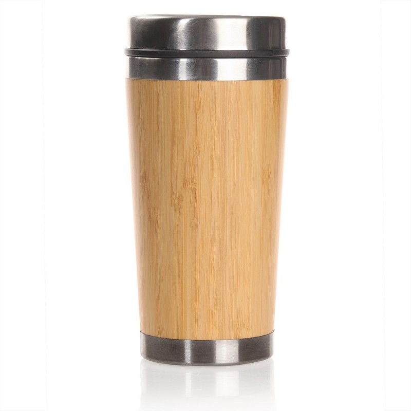 Bamboo thermal mug