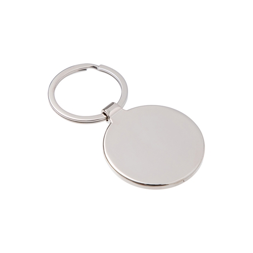 Metal, round keyring for sublimation - 12 pieces