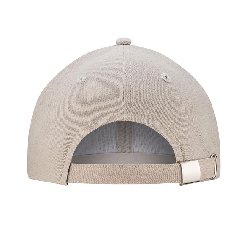 Peaked cap 5-panels with metal clip