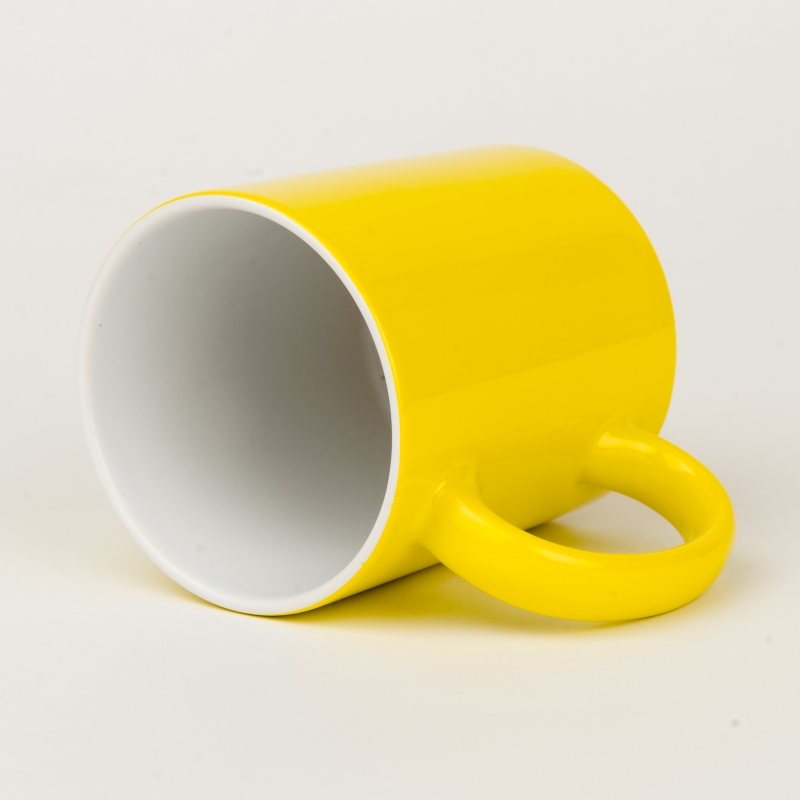 Color mug for sublimation - white inside