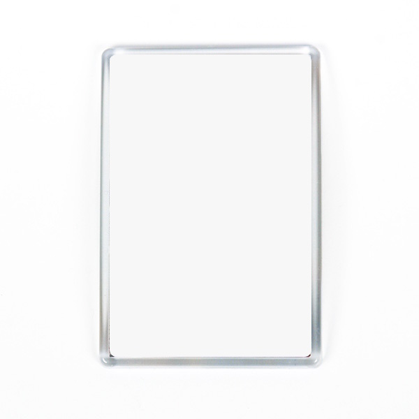 Frame - rectangular plastic magnet - 10 pieces