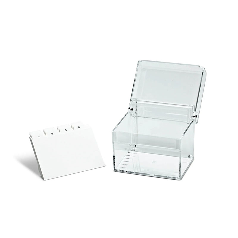 Acrylic Index Card Box A7