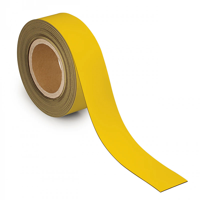 Magnetic labelling tape