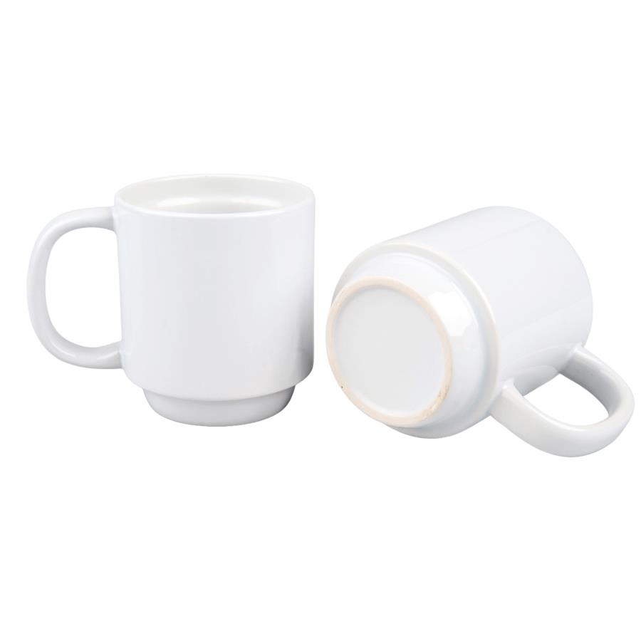 Stackable mug for sublimation